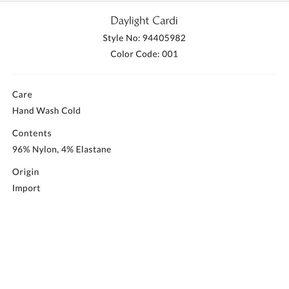 Free People Intimately Daylight Lace Cardi in Black NWOT - Picture 6 of 10